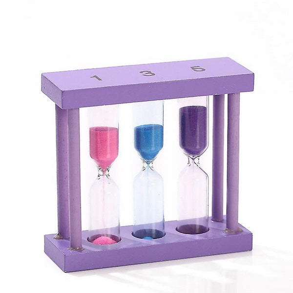 Sand Clock 3in1 3x Wood Sandglass