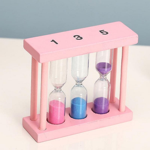 Sand Clock 3in1 3x Wood Sandglass